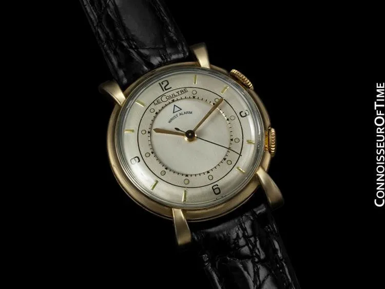 1951 Jaeger-LeCoultre Memovox Vintage Mens Reveil Wrist Alarm - 10K Gold Filled