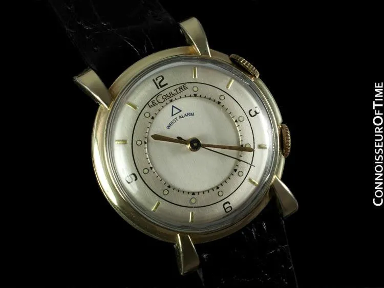 1951 Jaeger-LeCoultre Memovox Vintage Mens Reveil Wrist Alarm - 10K Gold Filled