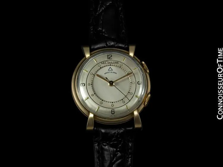 1951 Jaeger-LeCoultre Memovox Vintage Mens Reveil Wrist Alarm - 10K Gold Filled