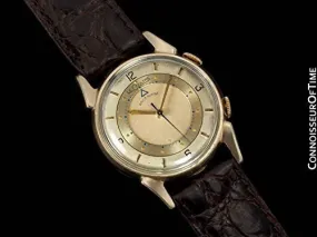 1953 Jaeger-LeCoultre Vintage Mens Memovox Wrist Alarm - 10K Gold Filled