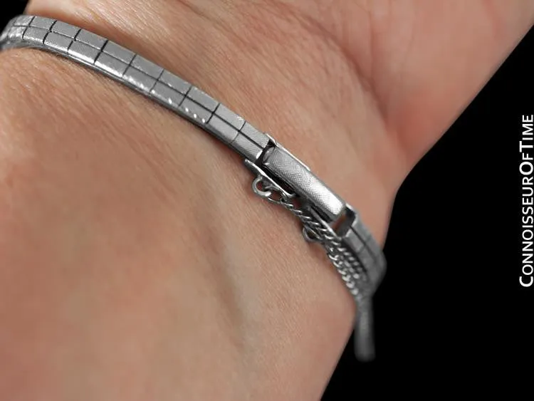 1960's Blancpain Vintage Ladies Classic Cocktail Watch - 14K White Gold & Diamonds