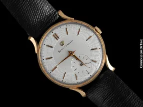 1960's Girard Perregaux Vintage Large Mens Watch - 18K Rose Gold