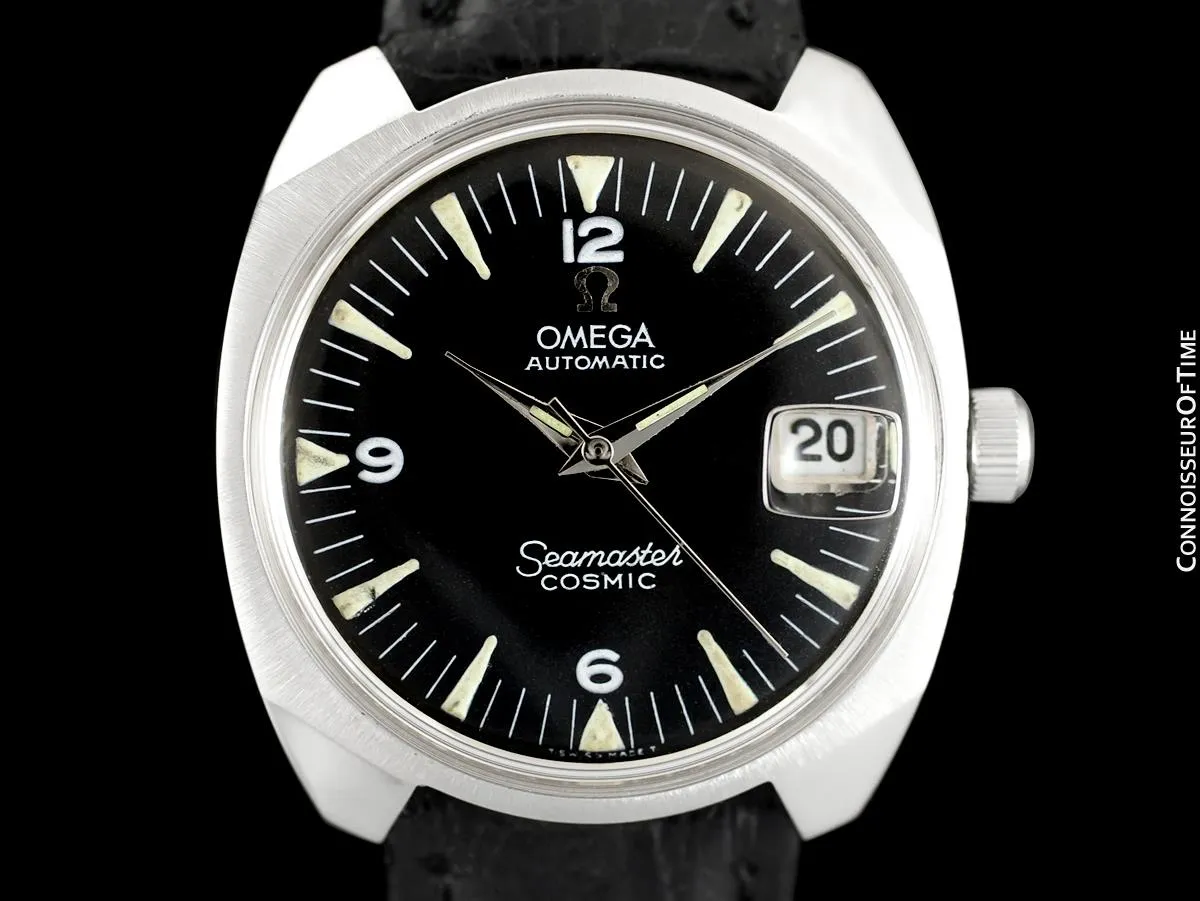 1963 Omega Vintage Mens Seamaster Cosmic Retro Watch, Date, Auto - Stainless Steel