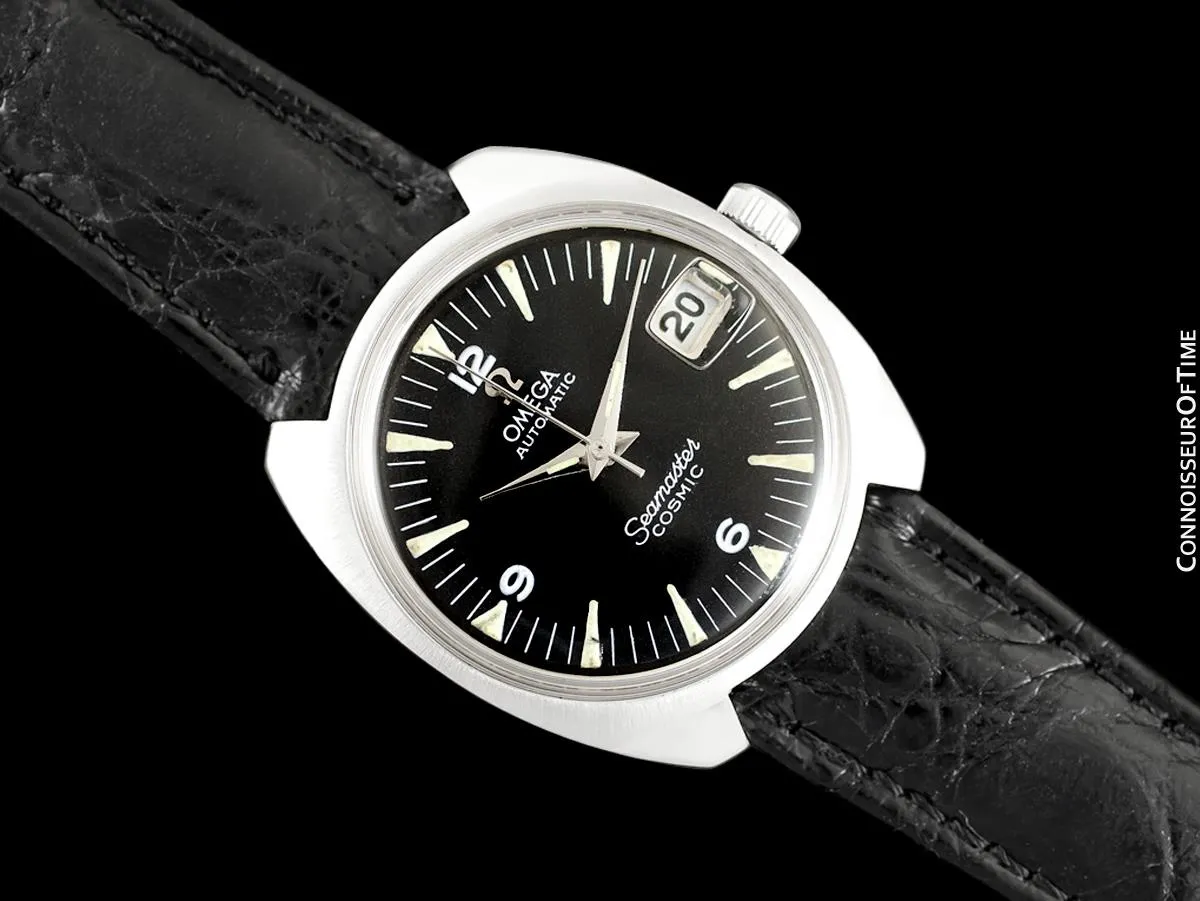 1963 Omega Vintage Mens Seamaster Cosmic Retro Watch, Date, Auto - Stainless Steel