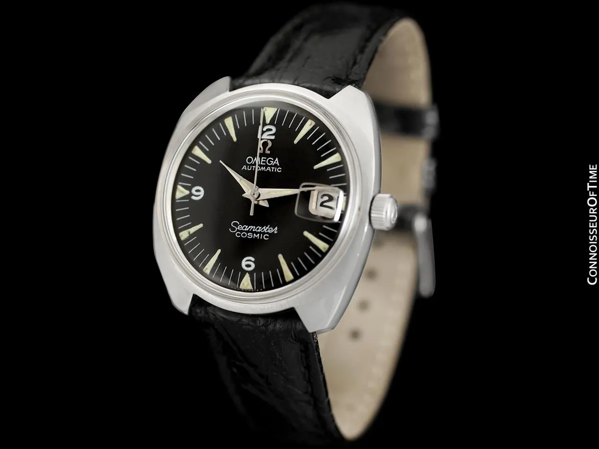 1963 Omega Vintage Mens Seamaster Cosmic Retro Watch, Date, Auto - Stainless Steel