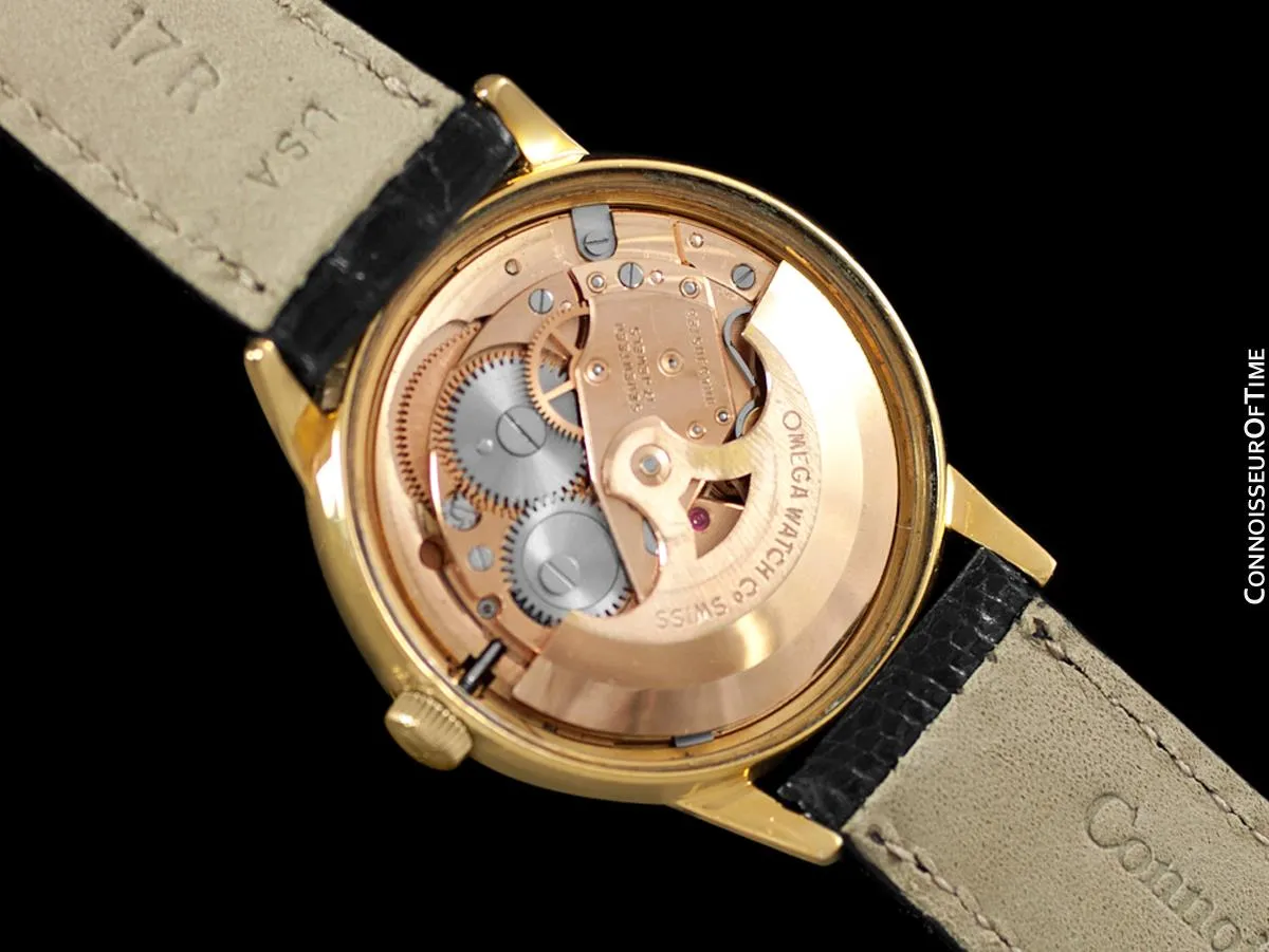1966 Omega Seamaster Rare Cal. 560 Vintage Mens Watch, Automatic, Date - 18K Gold Plated