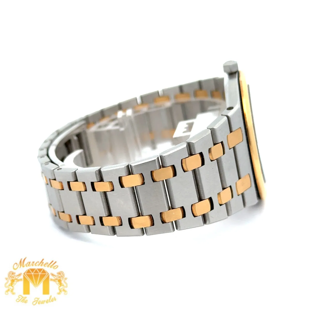 33mm Audemars Piguet Royal Oak Watch with Two-Tone: Stainless Steel and Yellow Gold Bracelet