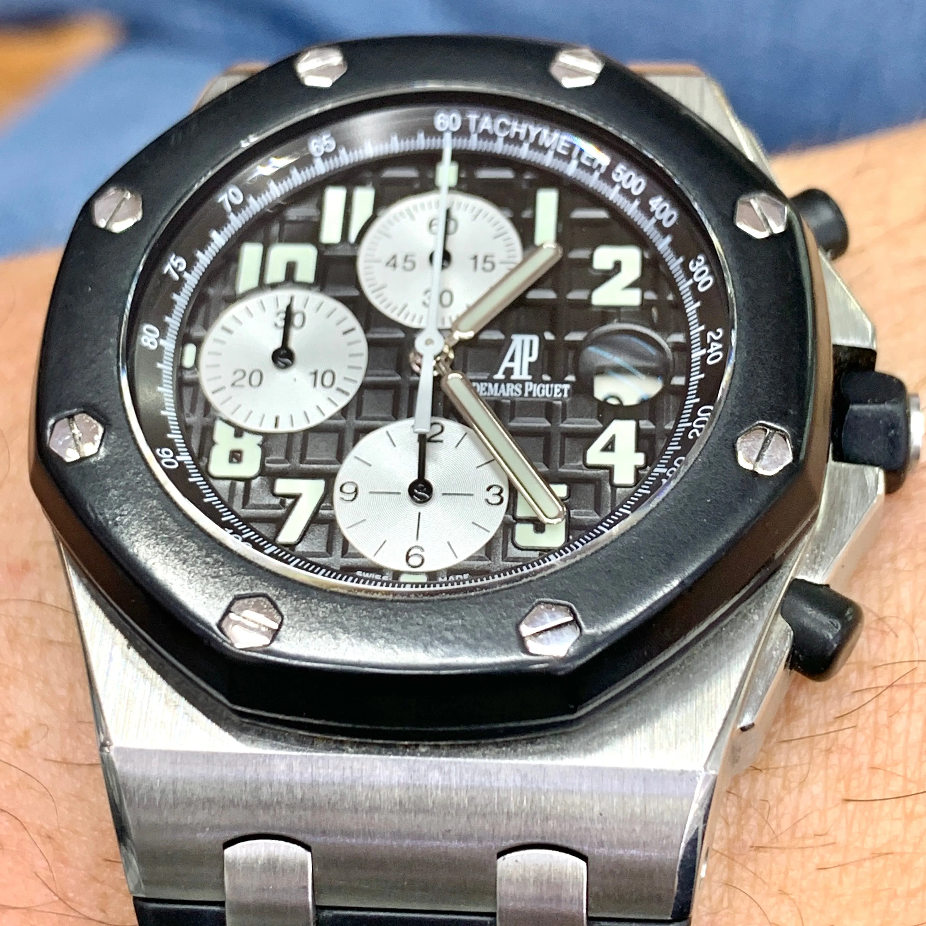 42mm Audemars Piguet  Watch with Rubber Band