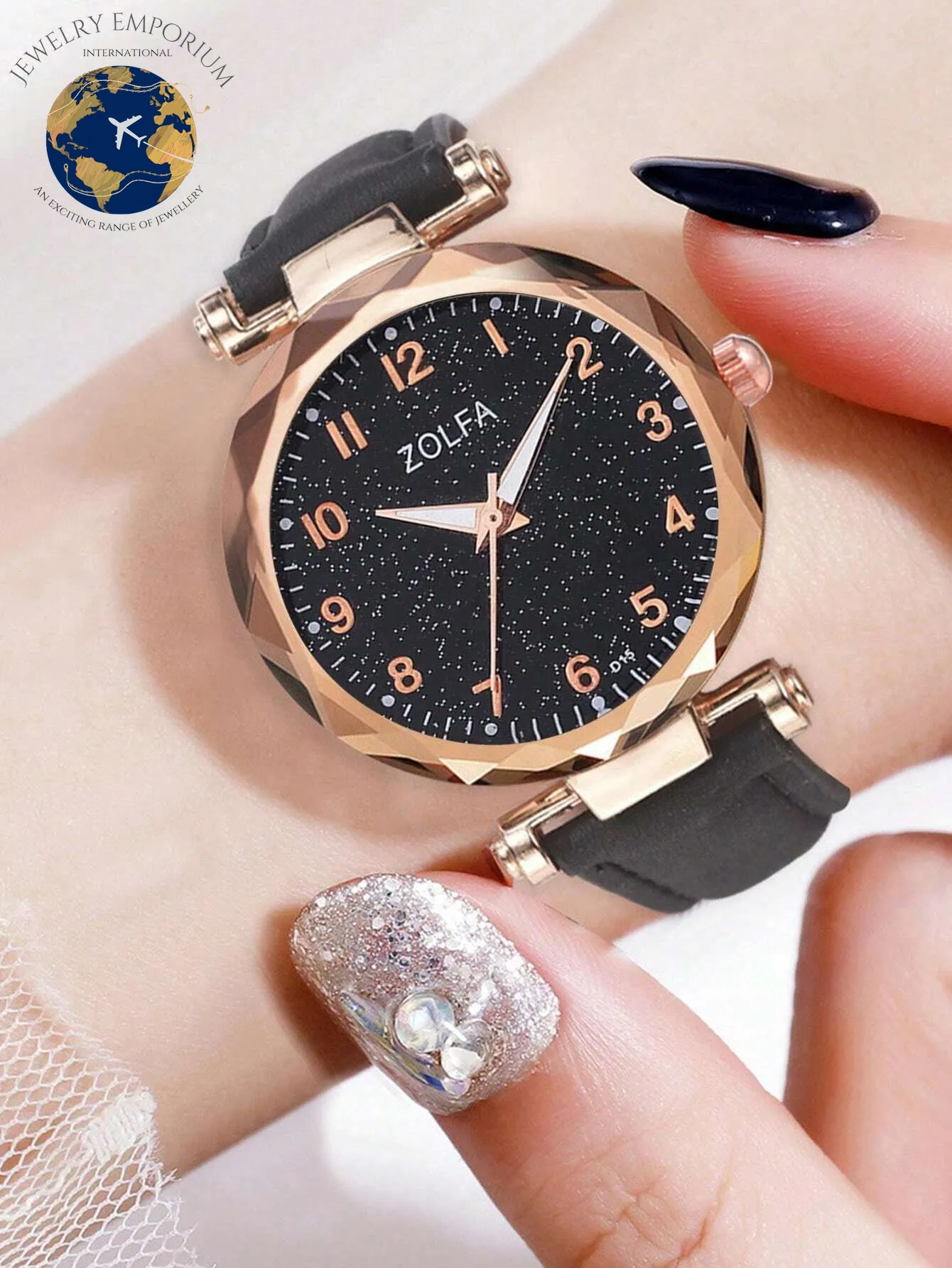 5Pcs Lovely Silica Gel Quartz Girls Watch and Necklace Bracelet Earrings Jewelry Set for Girls Gifts
