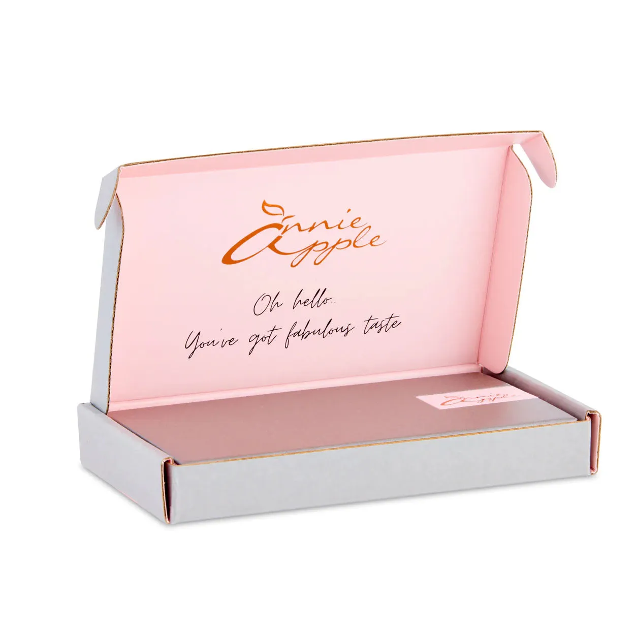 Annie Apple Nurses Fob Watch - Meraki - Rose Gold/Blue - Mesh - 35mm