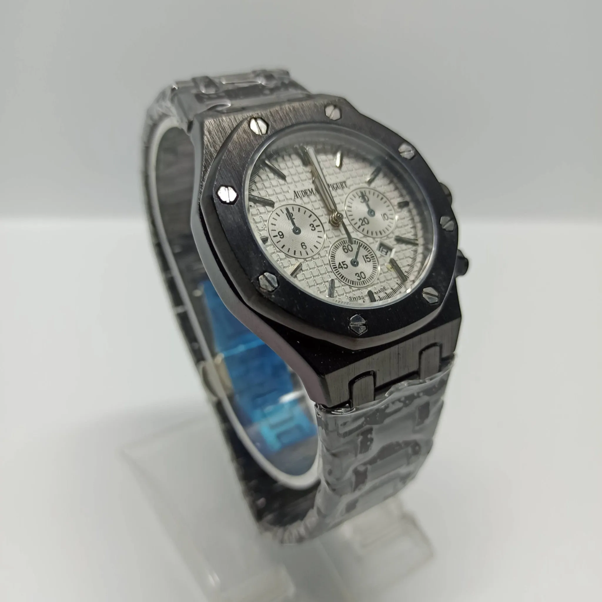 AUDEMARS PIGUET (AP) - GOOD QUALITY - ONLY DATE WORKING - MEN'S WATCH
