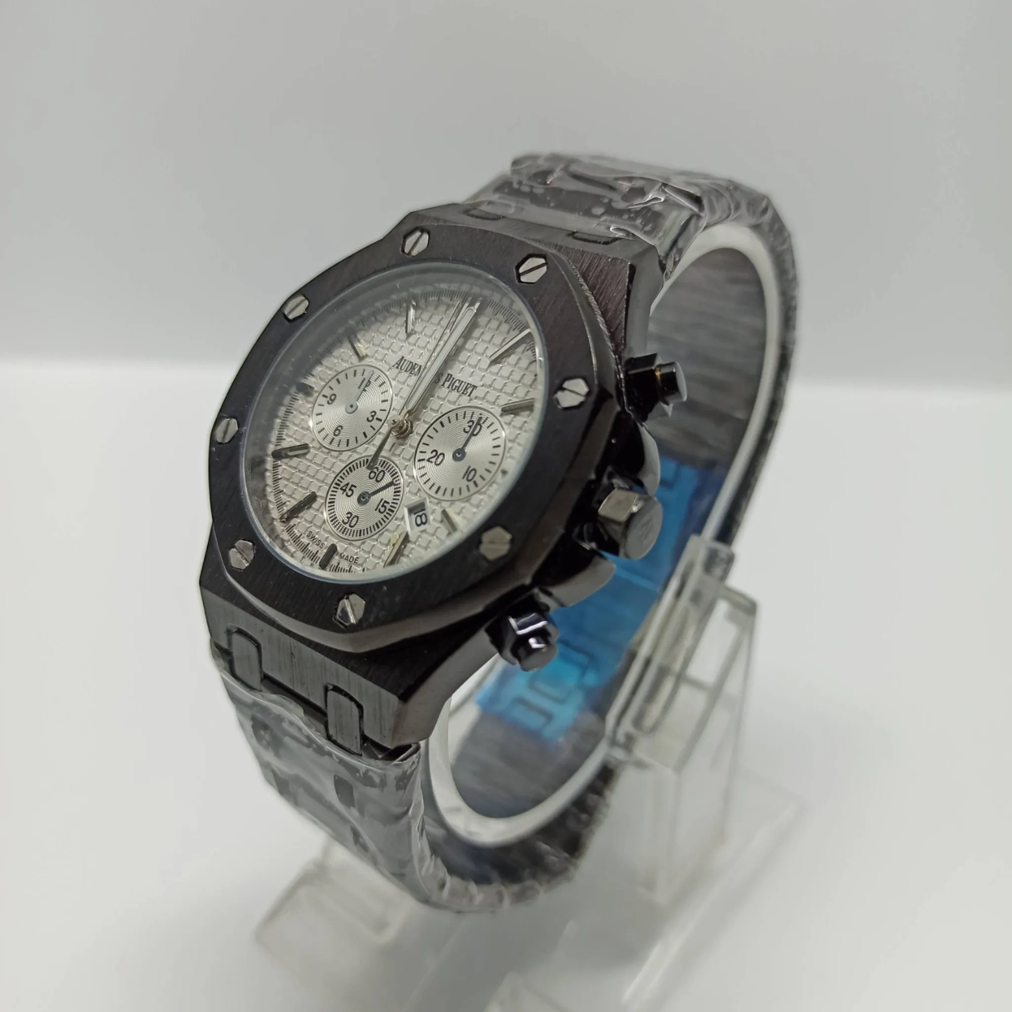 AUDEMARS PIGUET (AP) - GOOD QUALITY - ONLY DATE WORKING - MEN'S WATCH