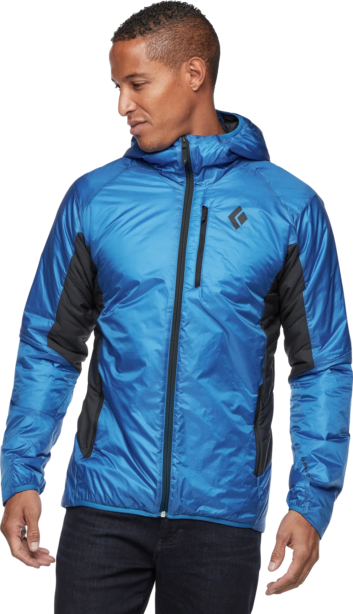 Black Diamond Men&#x27;s Vision Hybrid Hoody Bluebird | Buy Black Diamond Men&#x27;s Vision Hybrid Hoody Bluebird here | Outnorth