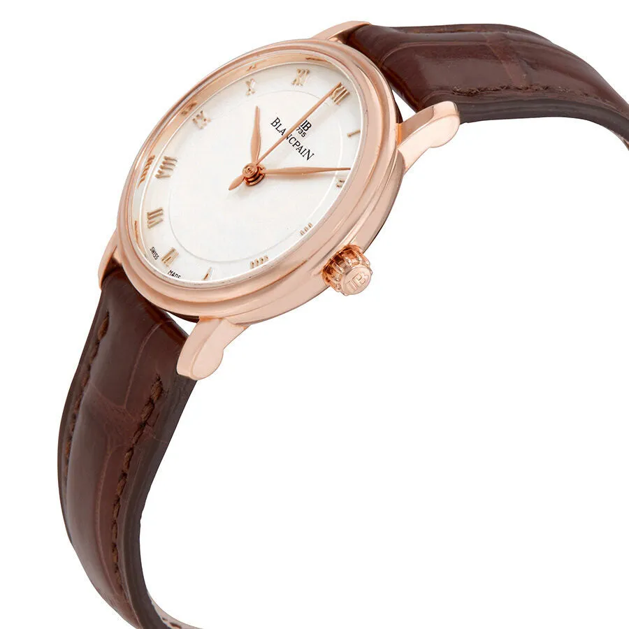 Blancpain Villeret Opaline Dial 18K Rose Gold Automatic Ladies Watch 6102-3642-55A