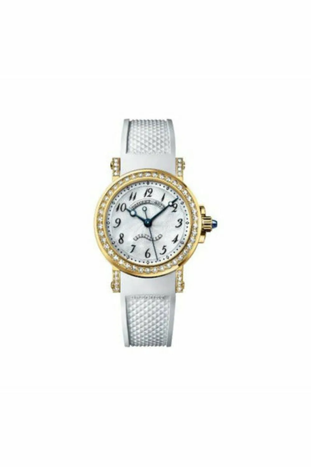breguet marine automatic 18kt yellow gold 30mm ladies watch