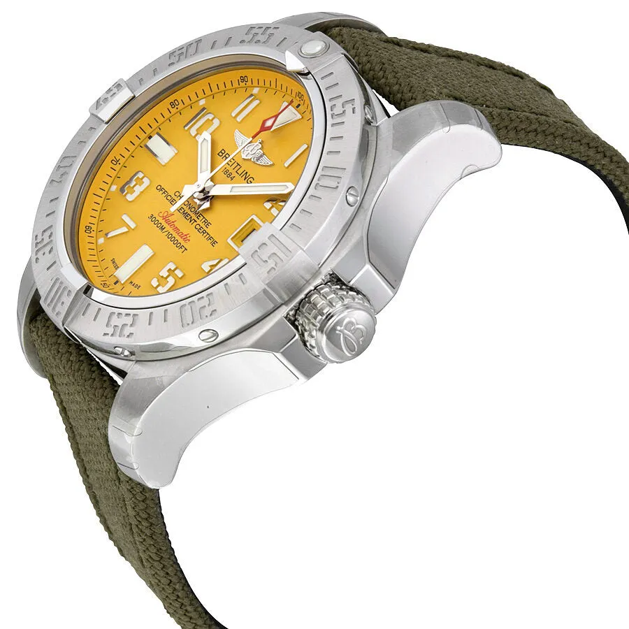 Breitling Avenger II Seawolf Yellow Dial Men's Watch A1733110-I519GCVT A1733110-I519-106W-A20BASA.1