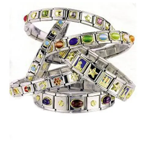 Broadway New York Italian Link Bracelet Charm
