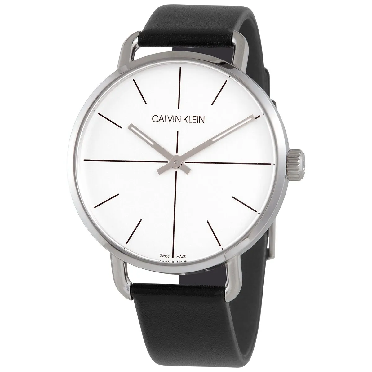 Calvin Klein Even Quartz Silver Dial Unisex Watch K7B211CY