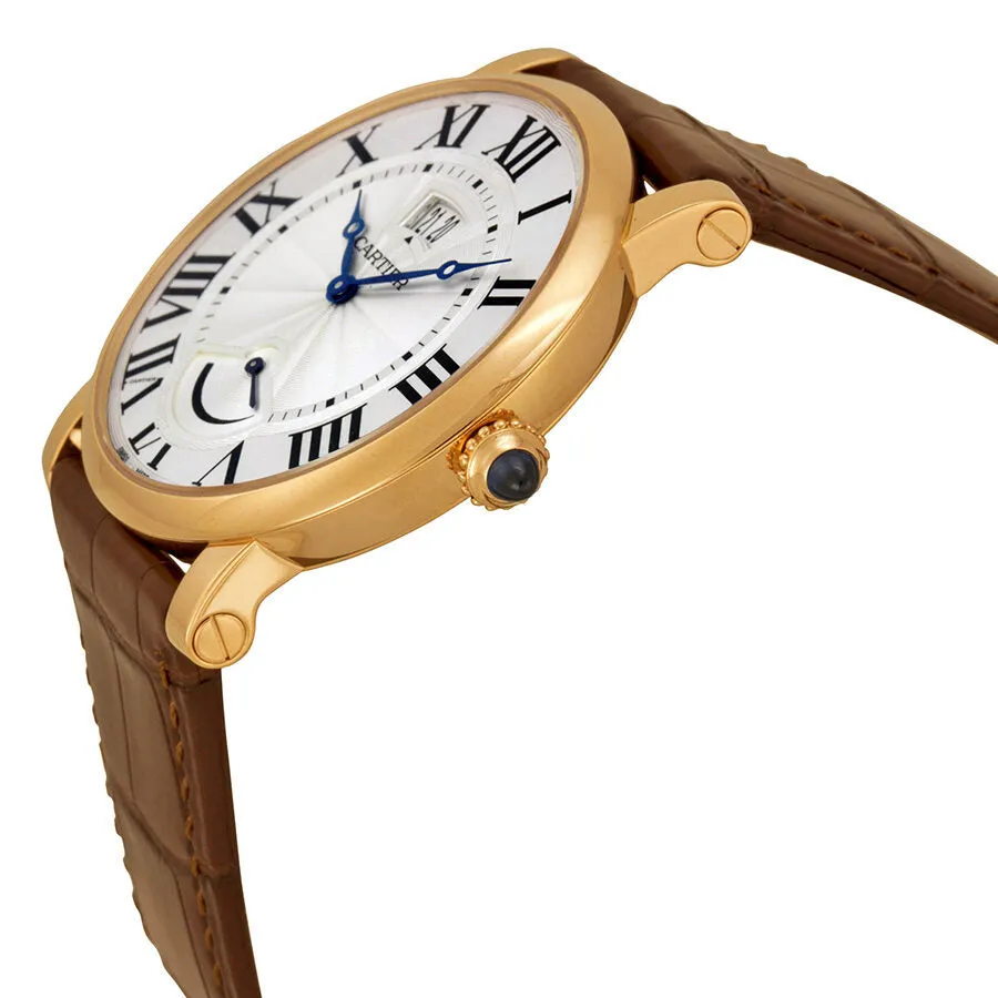 Cartier Rotonde de Cartier Silver Dial 18kt Rose Gold Men's Watch W1556252