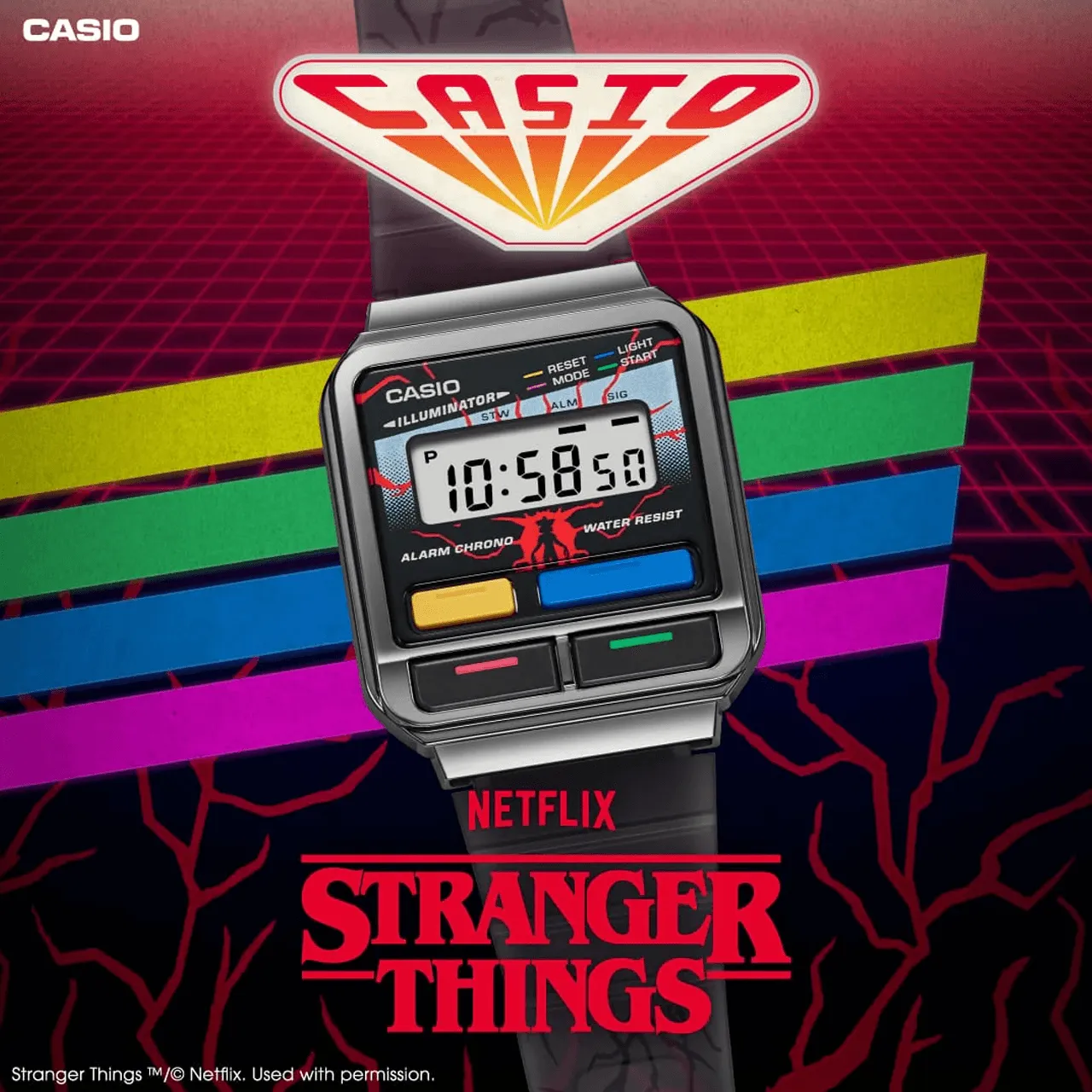 Casio Limited Edition Stranger Things Digital Watch - A120WEST-1A