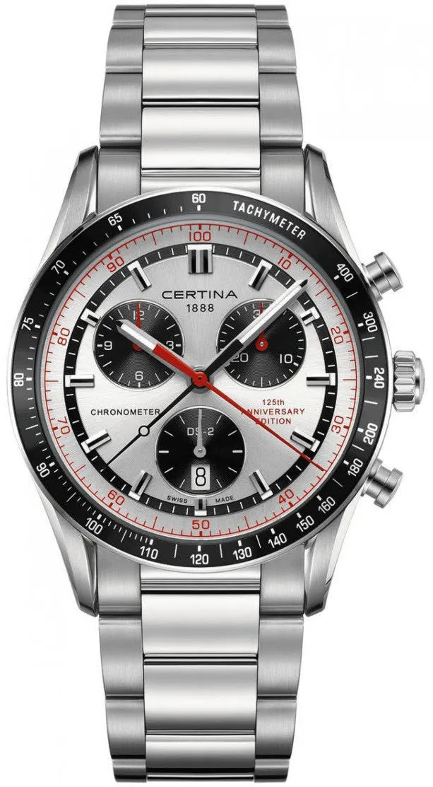 Certina Watch DS-2 Chrono 1/100 Sec 125th Quartz Limited Edition