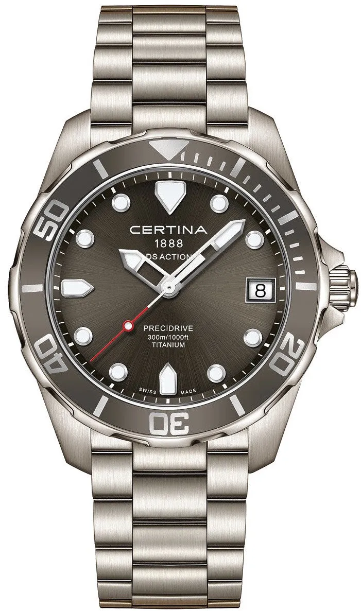 Certina Watch DS Action Quartz Titanium Mens