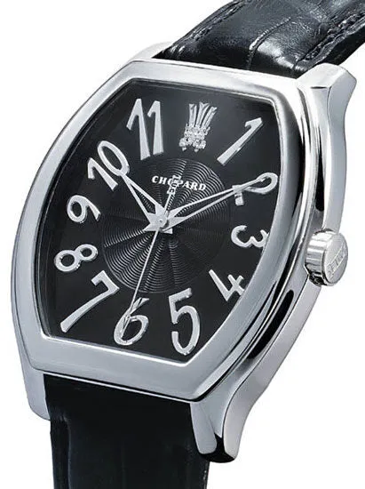 Chopard LUC 18k White Gold Black Men's Watch 16/2235