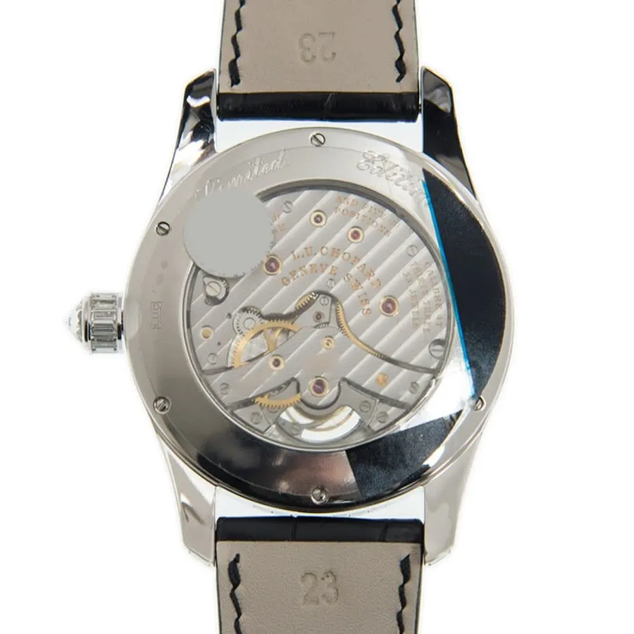 Chopard L.U.C Quattro Tourbillon Hand Wind Diamond Silver Dial Men's Watch 171921-1001