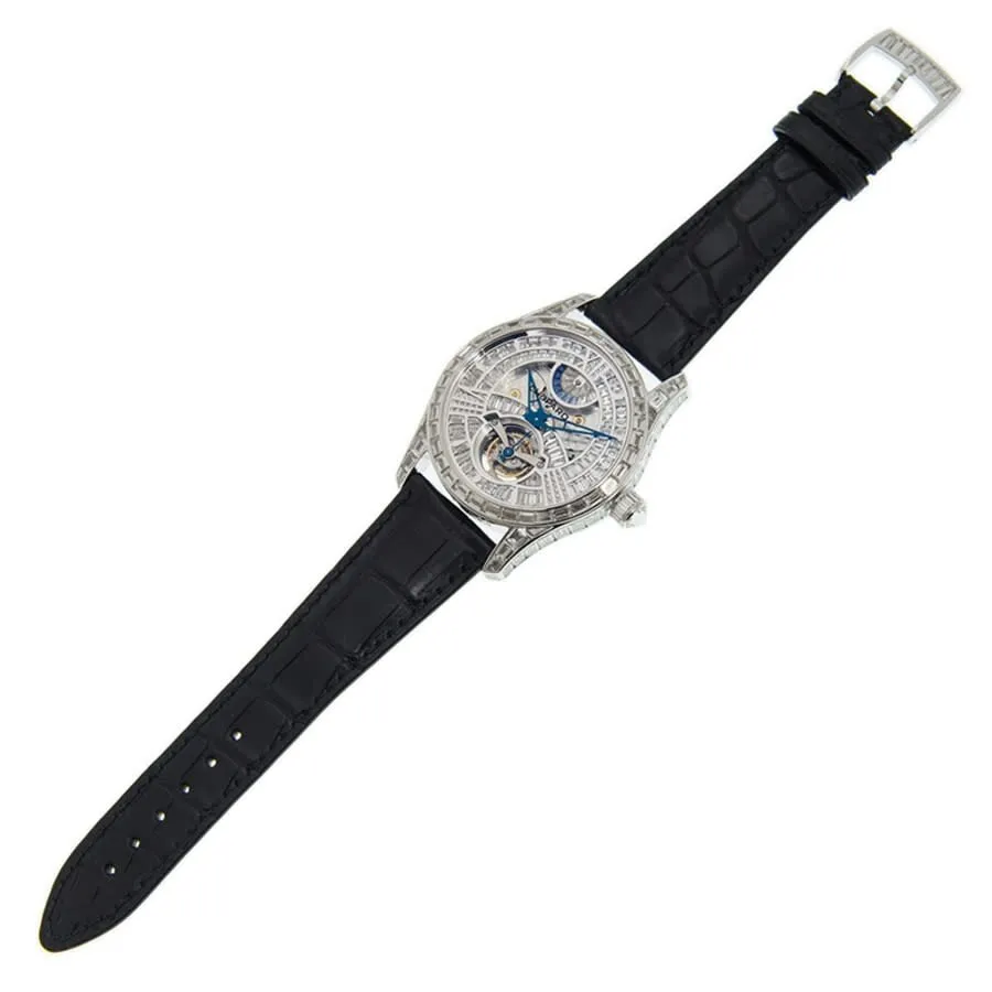 Chopard L.U.C Quattro Tourbillon Hand Wind Diamond Silver Dial Men's Watch 171921-1001