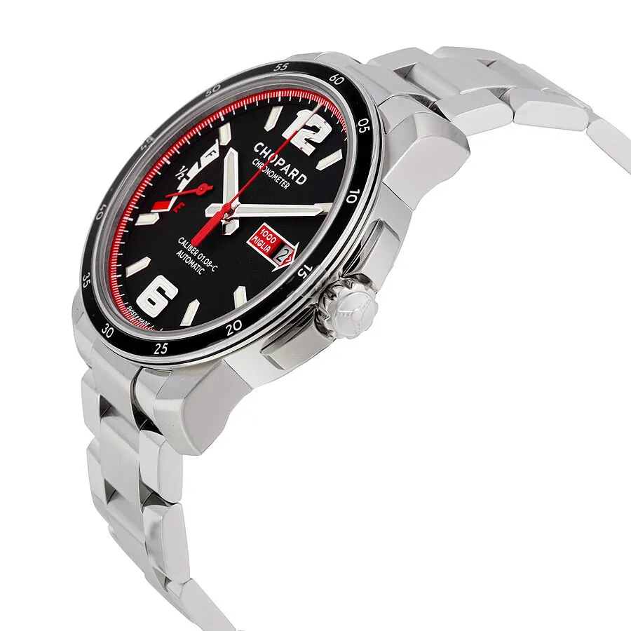 Chopard Millie Miglia GTS Automatic Black Dial Silver Stainless Steel Men's Watch 158566-3001