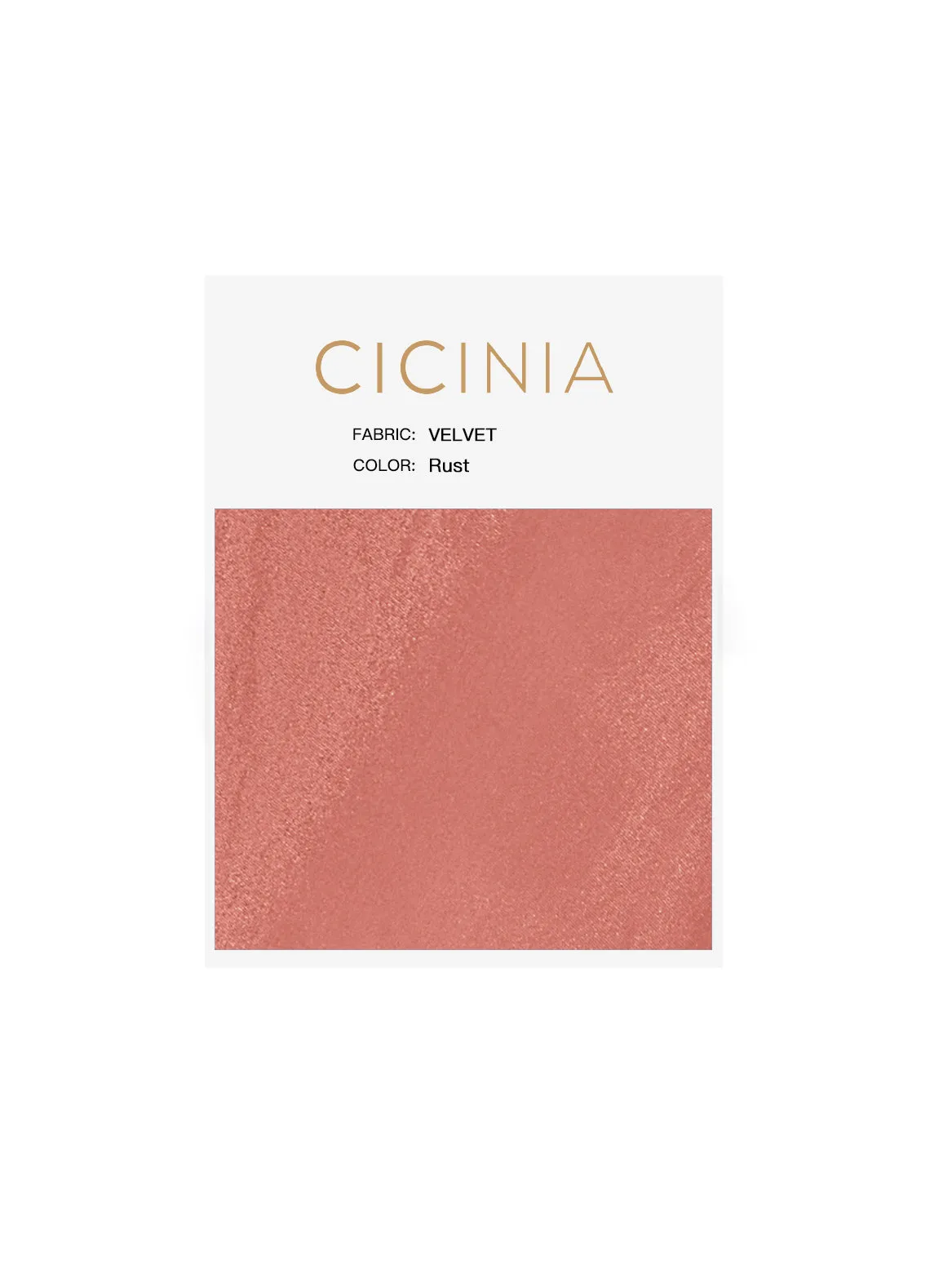 Cicinia Velvet Swatches UK