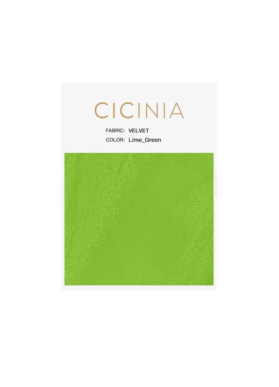 Cicinia Velvet Swatches UK