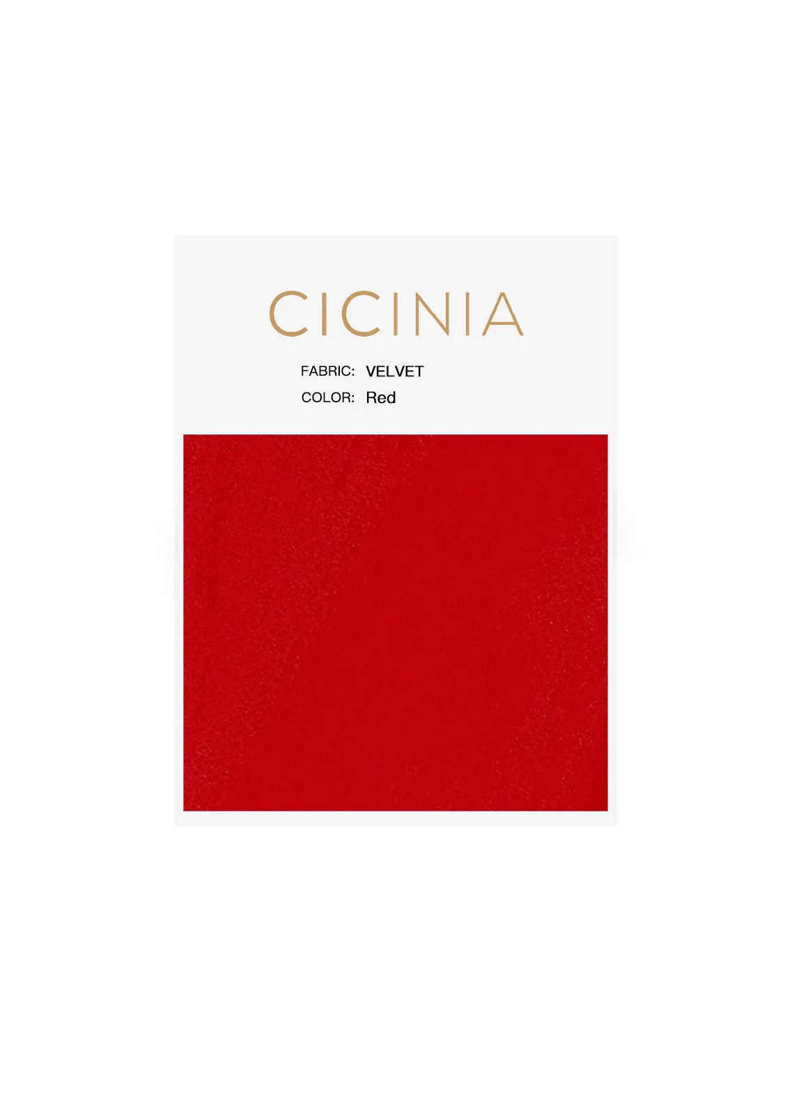 Cicinia Velvet Swatches UK