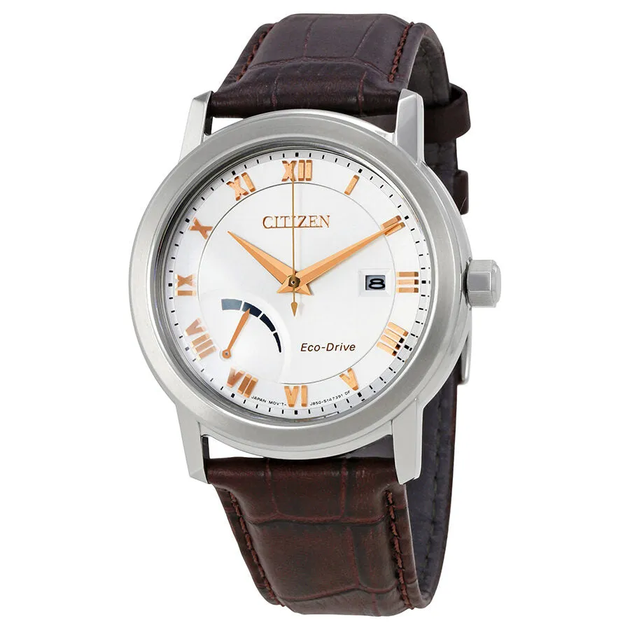 Citizen Eco-Drive Silver Dial Men's Watch AW7020-00A
