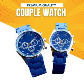 Couple Watch  Rubber Chain Watch Premium Quality