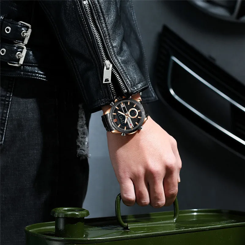 CURREN Original Brand Stainless Steel Band Wrist Watch For Men With Brand (Box & Bag)-8384