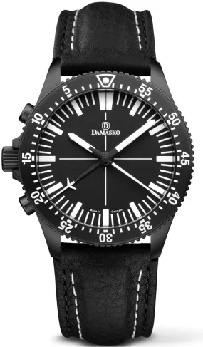 DAM Watch DC8 LHV Black Leather Pin