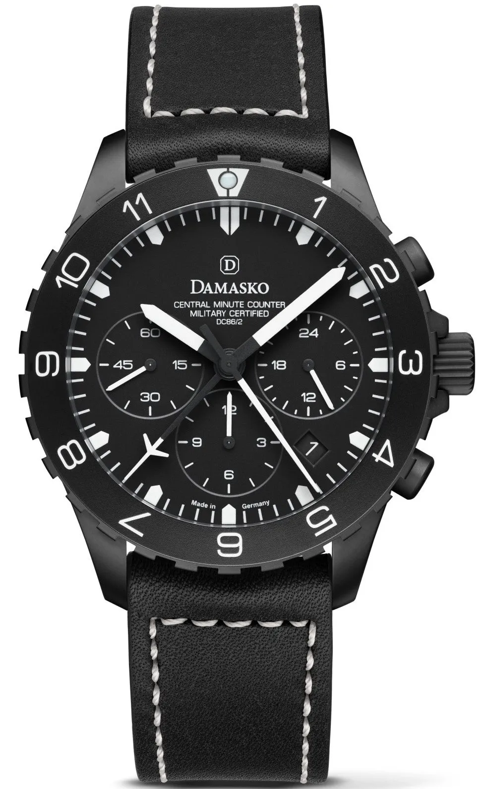 Damasko Watch DC86/2 Black Leather