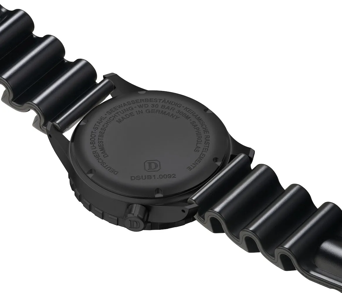 Damasko Watch DSub10 Black Wave Band