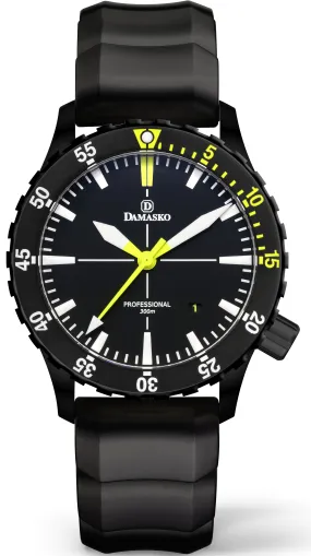 Damasko Watch DSub10 Black Wave Band