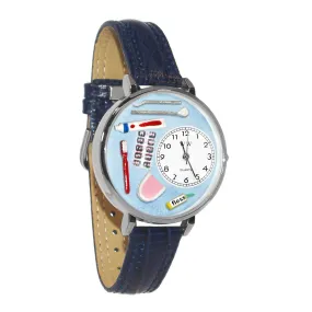 Dentist Watch in Silver (Large)
