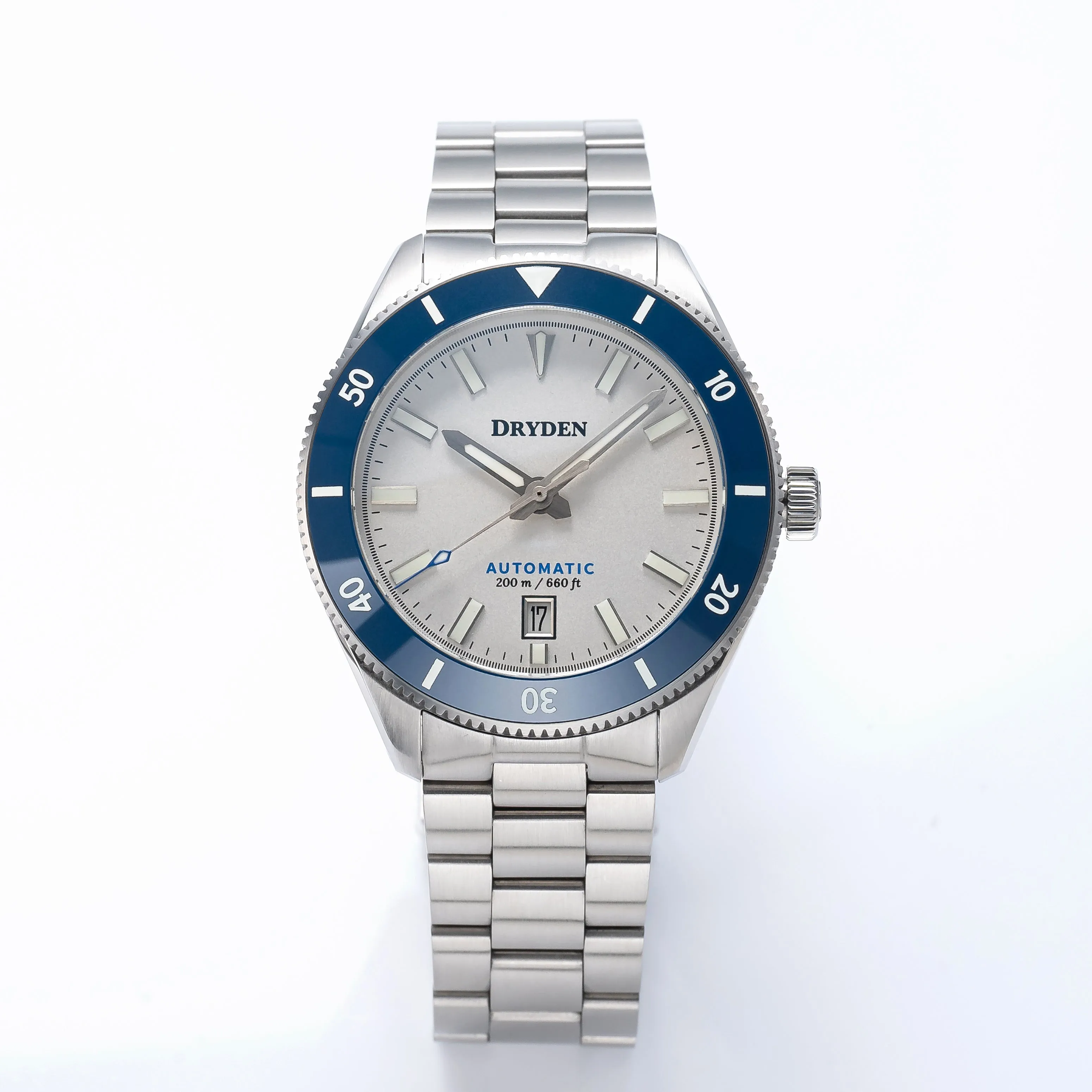 Dryden Pathfinder Automatic Diver - Arctic Silver