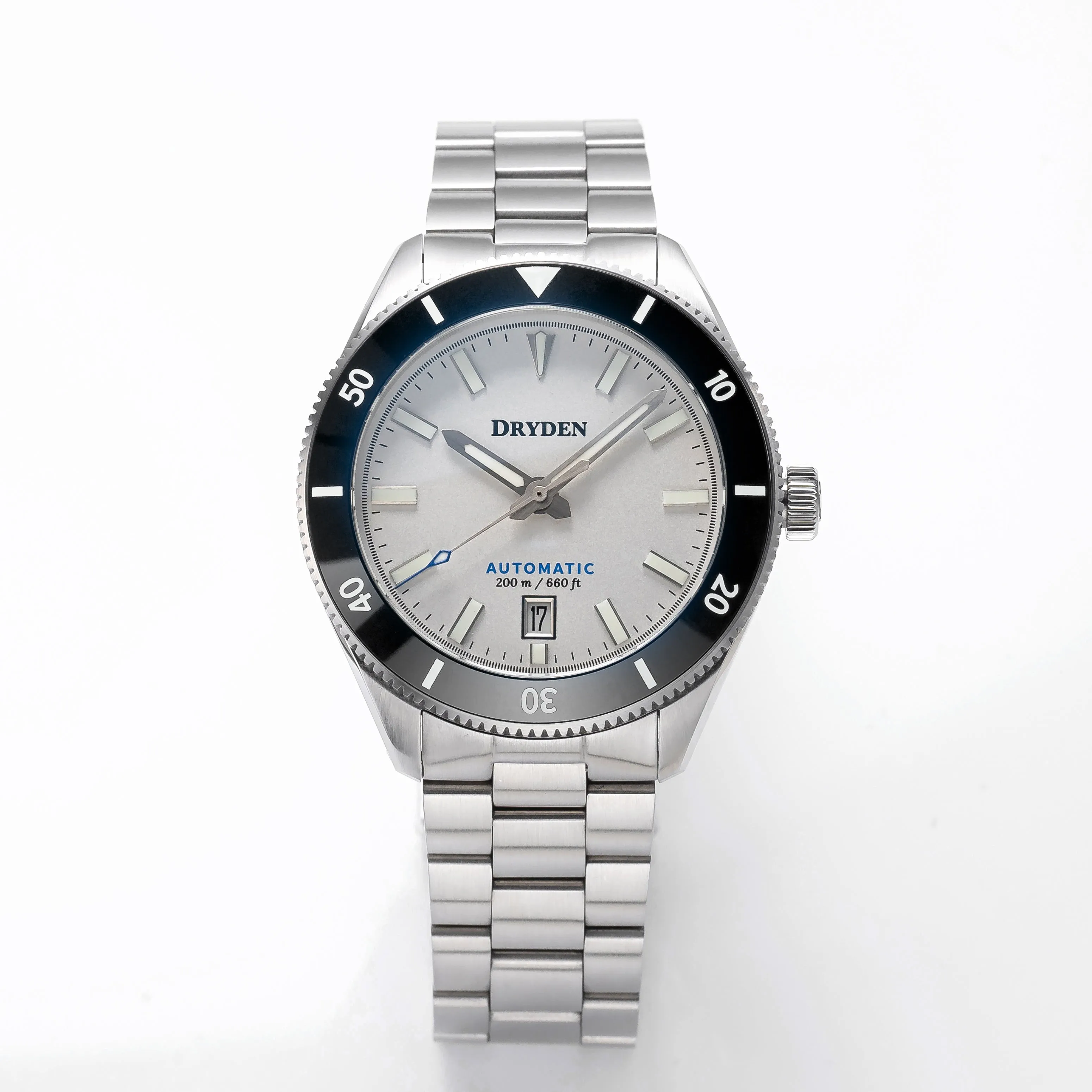 Dryden Pathfinder Automatic Diver - Arctic Silver
