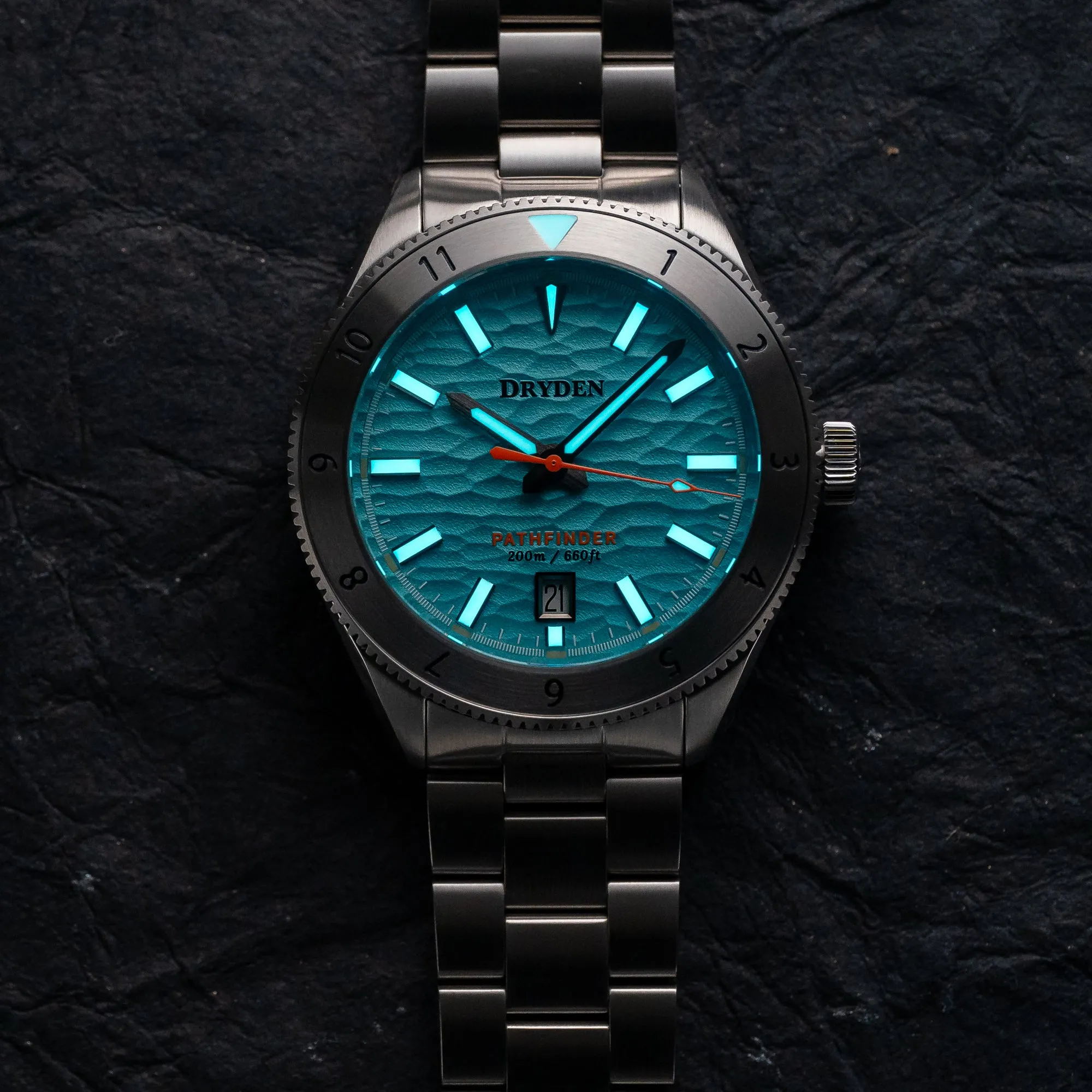 Dryden Pathfinder Automatic Diver - Carribean Blue