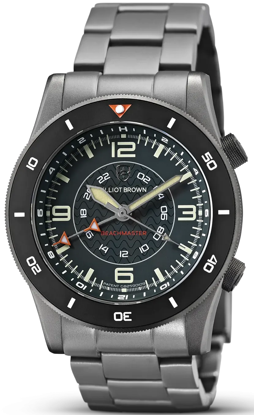 Elliot Brown Beachmaster Nivo Gunmetal Grey PVD Bracelet