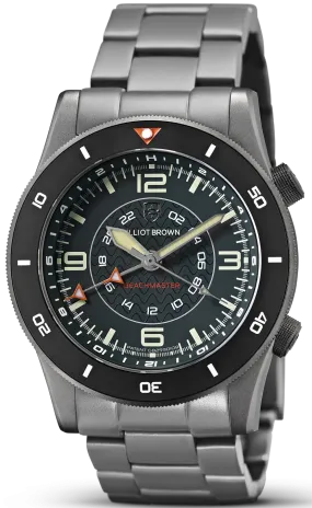 Elliot Brown Beachmaster Nivo Gunmetal Grey PVD Bracelet