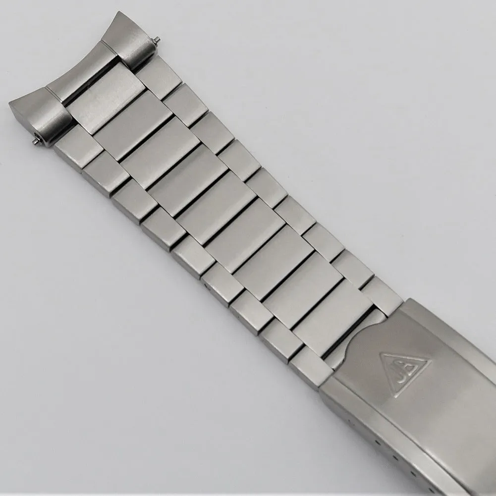 Forstner Flat Link Stainless Steel Watch Bracelet for Omega Seamaster