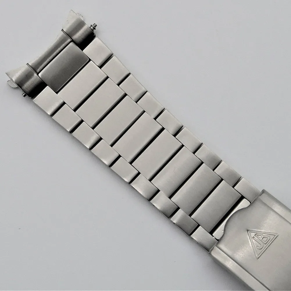 Forstner Flat Link Stainless Steel Watch Bracelet for Omega Seamaster