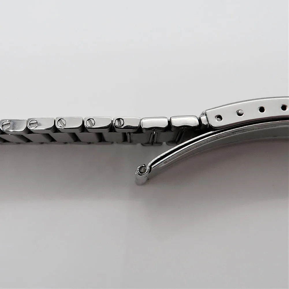 Forstner Flat Link Stainless Steel Watch Bracelet for Omega Seamaster