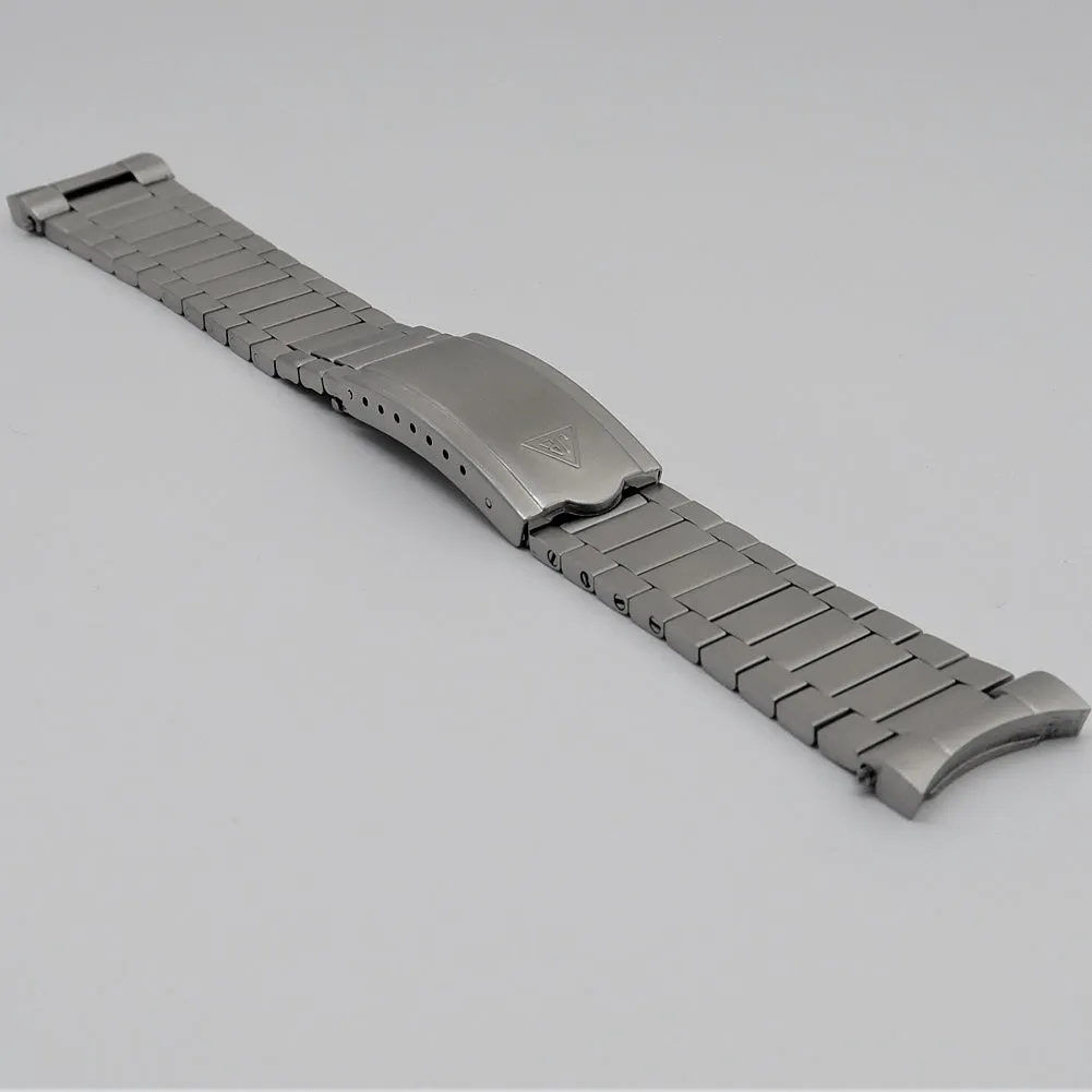 Forstner Flat Link Stainless Steel Watch Bracelet for Omega Seamaster